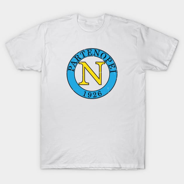 Partenopei Napoli 1926 Vintage Football T-Shirt by ryanjaycruz